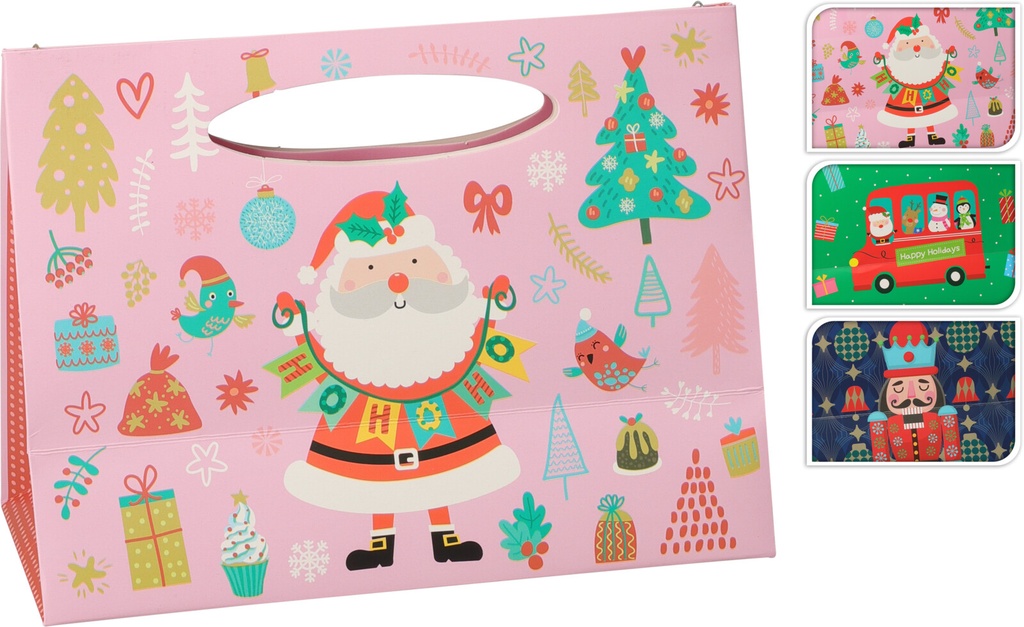 GIFTBAG MEDIUM 3ASS XMAS
