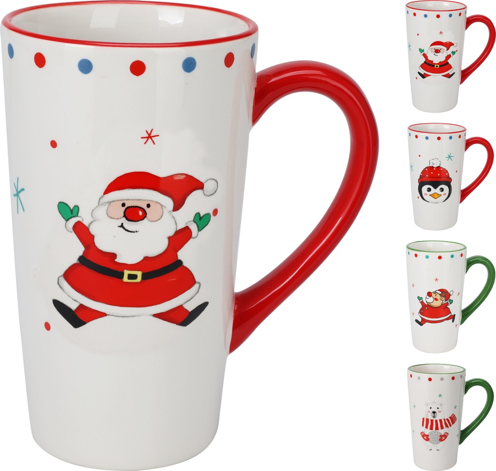 MUG CHRISTMAS 135MM 4 ASS D