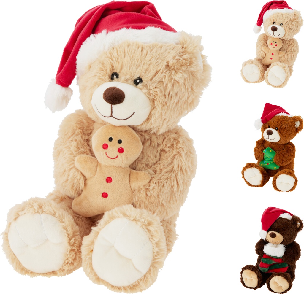 OSITO PELUCHE NAVIDAD 45CM 3ASS