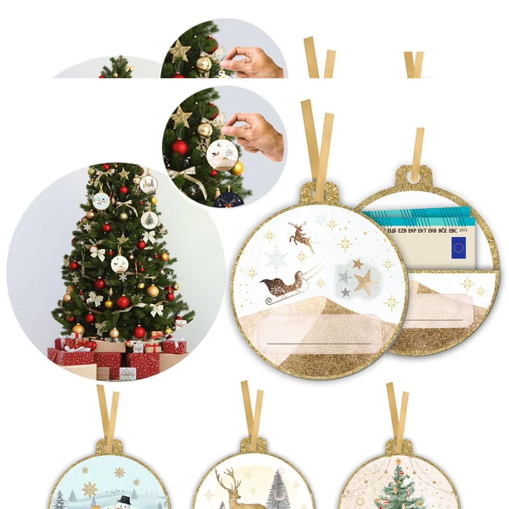 BILLETERO COLGANTE BOLA NAVIDAD
