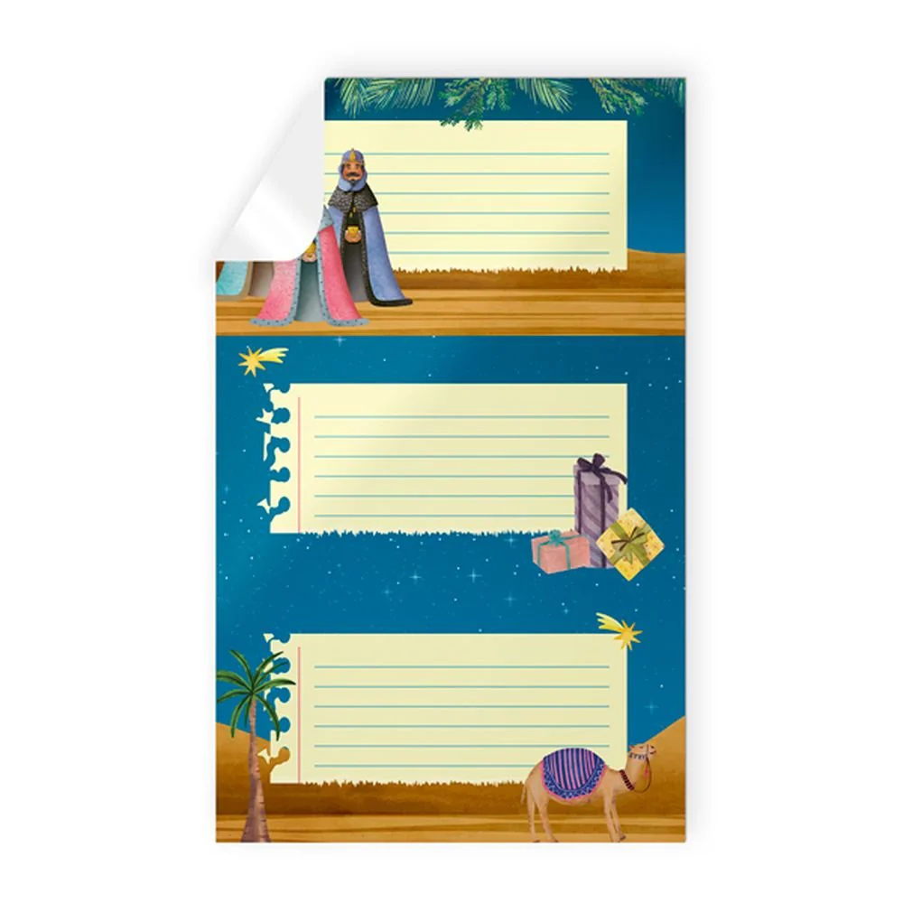 BLISTER 9 STICKERS NAVIDAD REYES MAGOS