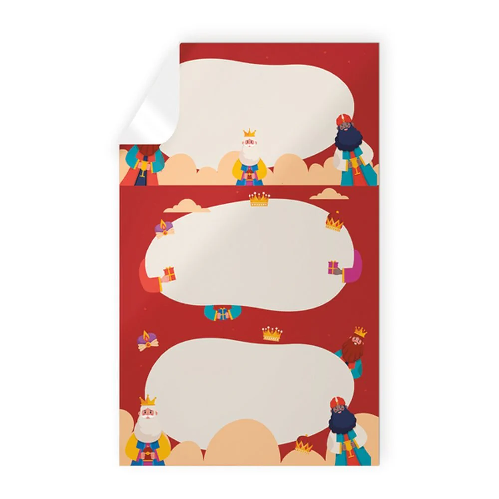 BLISTER 9 STICKERS NAVIDAD REYES MAGOS