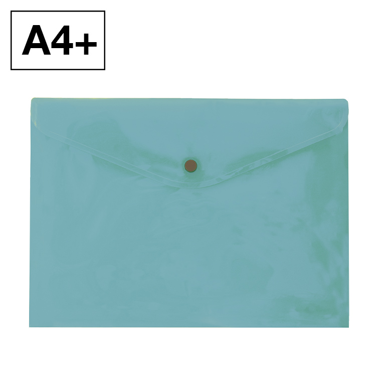 SOBRE PP PLUS A4 BROCHE 2020 VERDE CLARO