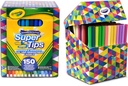 150 ROTULADORES SUPER PUNTA SUPER TIPS LAVABLES