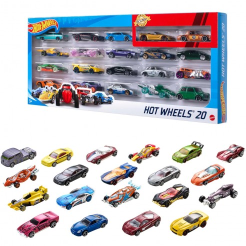 PACK 20 VEHICULOS H7045 HOT WHEELS