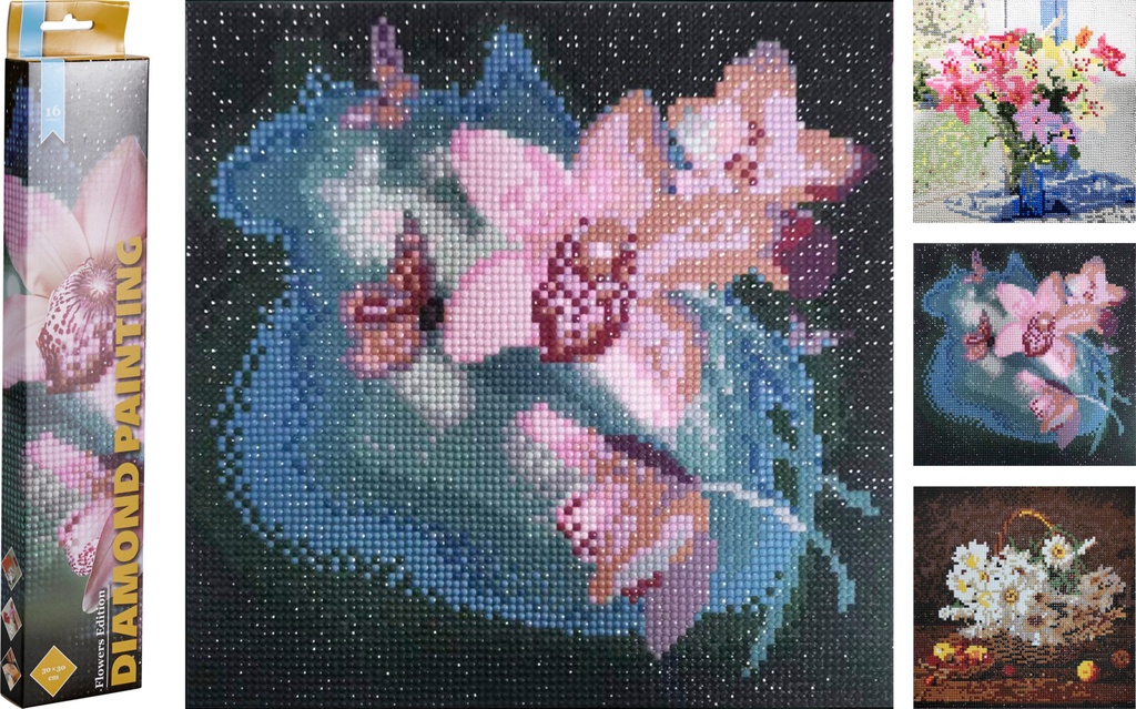 PINTAR CON DIAMANTES 30X30CM