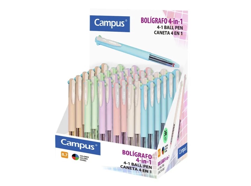 BOLIGRAFO CAMPUS 4EN1 MORANDI