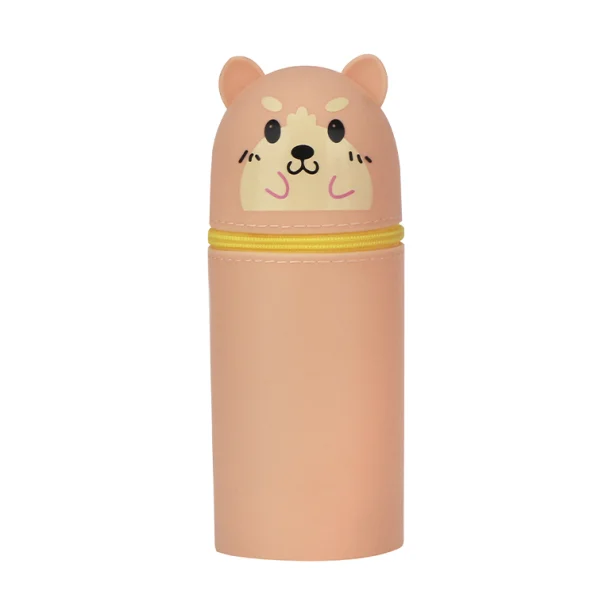 PORTATODO CAMPUS SILICONA PERRO ROSA