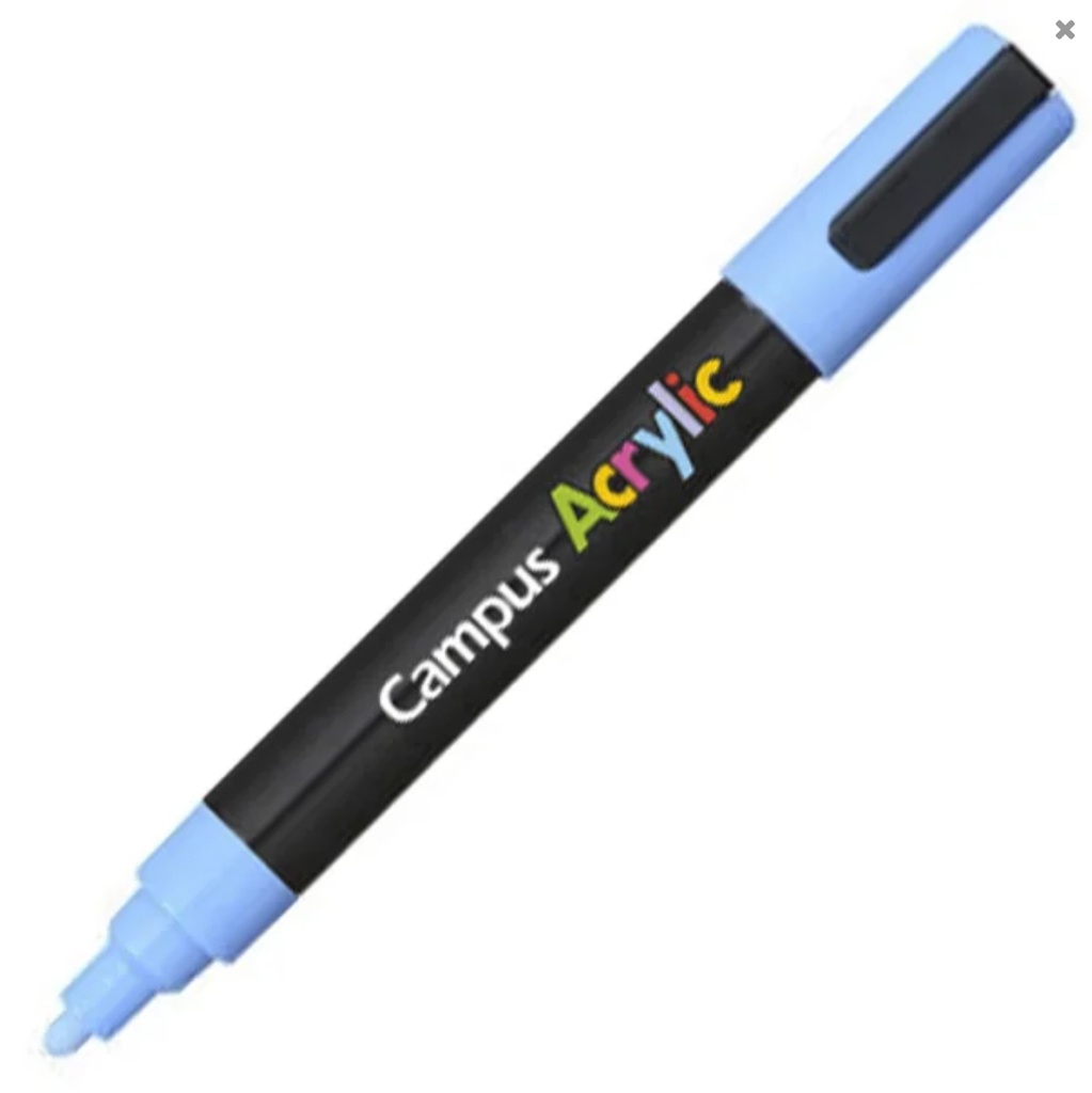 ROTULADOR CAMPUS ACRYLIC 2.5MM AZUL PASTEL