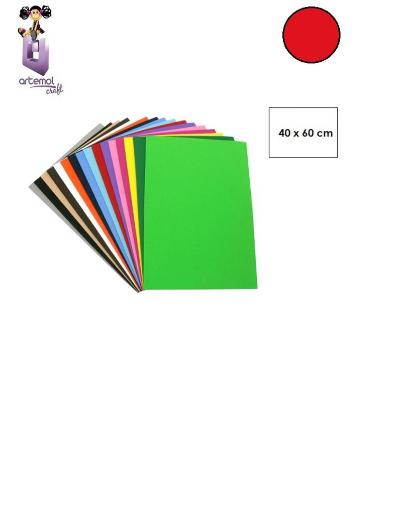 GOMA EVA ROJA 60X40 N029