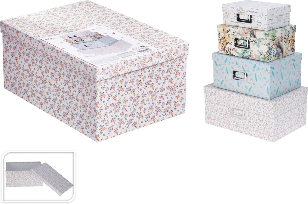 SET CAJAS REGALO 4PZS