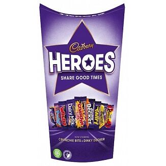 CADBURY HEROES CARTON 290GR