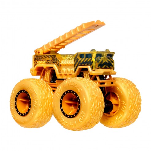 MONSTER TRUCK COCHE DORADO HOT WHEELS