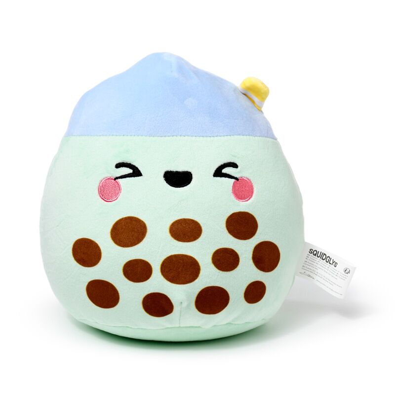 COJIN DE PELUCHE SQUIDGLYS FOODIEMALS MATCHA TE C/BURBUJAS