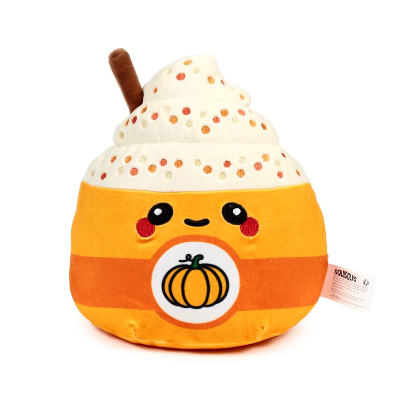 COJIN DE PELUCHE SQUIDGLYS FOODIEMALS HAZEL LATTE DE CALABAZA