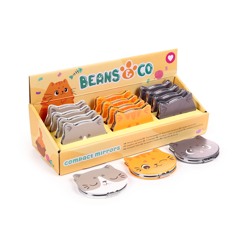 ESPEJO DE BOLSILLO GATOS BEANS & CO