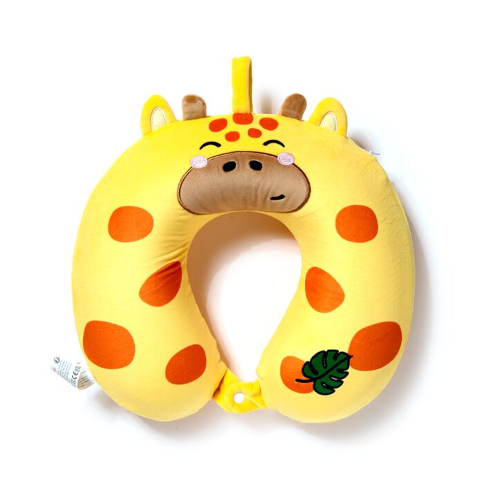 ALMOHADA DE VIAJE C/MEMORIA DE FORMA RELAXEAZZZ LA JIRAFA RAFFI