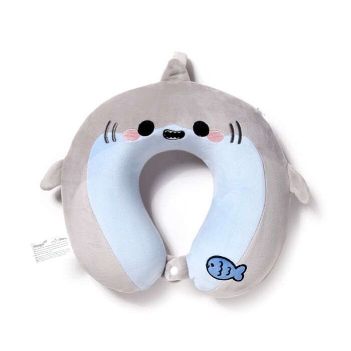 ALMOHADA DE VIAJE C/MEMORIA DE FORMA RELAXEAZZZ EL TIBURON ARCHIE