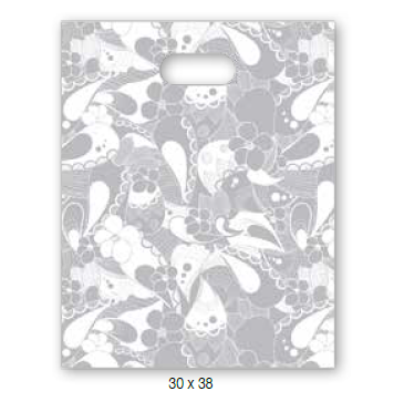 BOLSA ASA 30X38 HAWAI PLATA