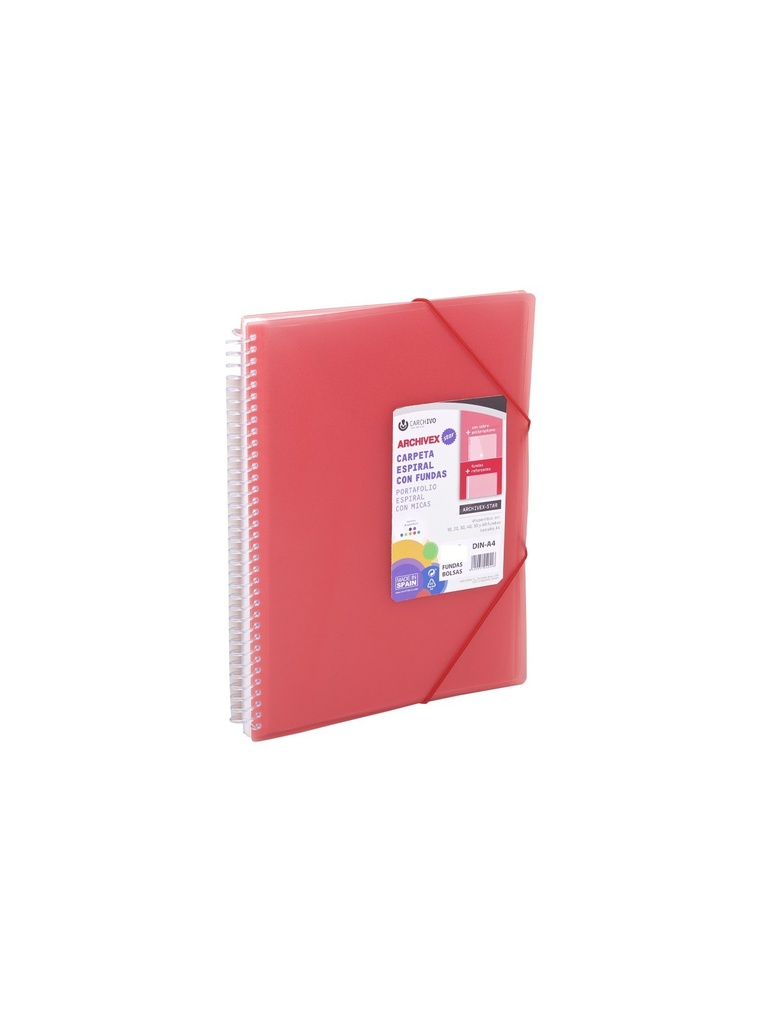 CARPETA A4 ARCHIVEX ESP.30F ROJO