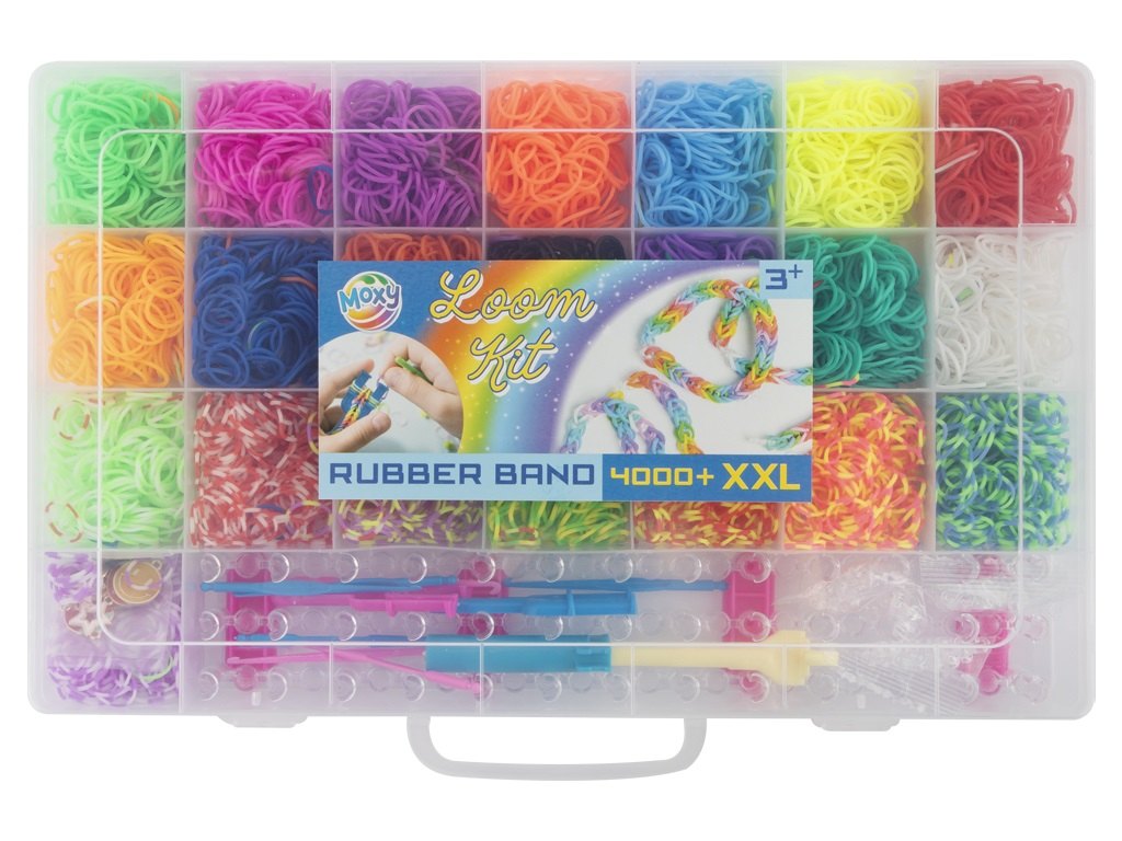 SET PULSERAS ELASTICOS XXL C/HERRAMIENTAS