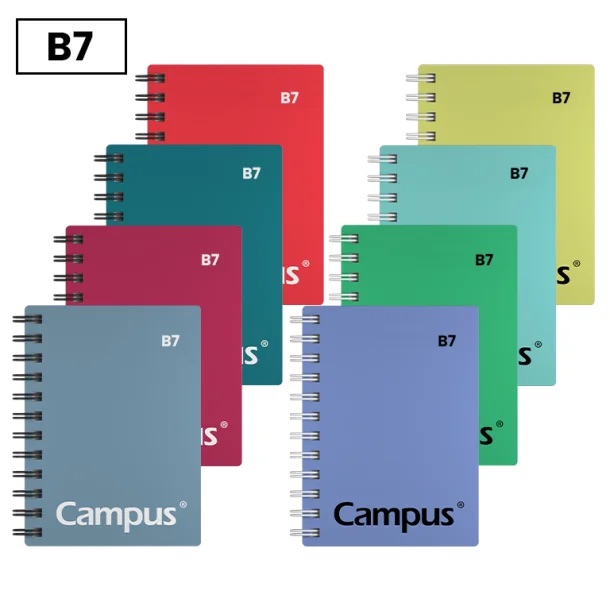 BLOC ESPIRAL CAMPUS B7 NATURAL TAPA SOFT 60H 80G 4MM