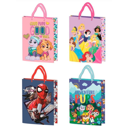 BOLSA DE REGALO PAPEL 23X18 LICENCIAS