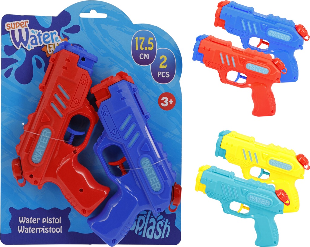PISTOLA DE AGUA SET 2U 17,5CM