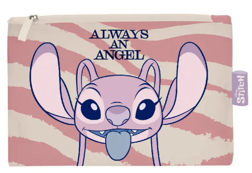 NECESER PLANO C/CREMALLERA 22.5X16CM LILO & STITCH WD17652