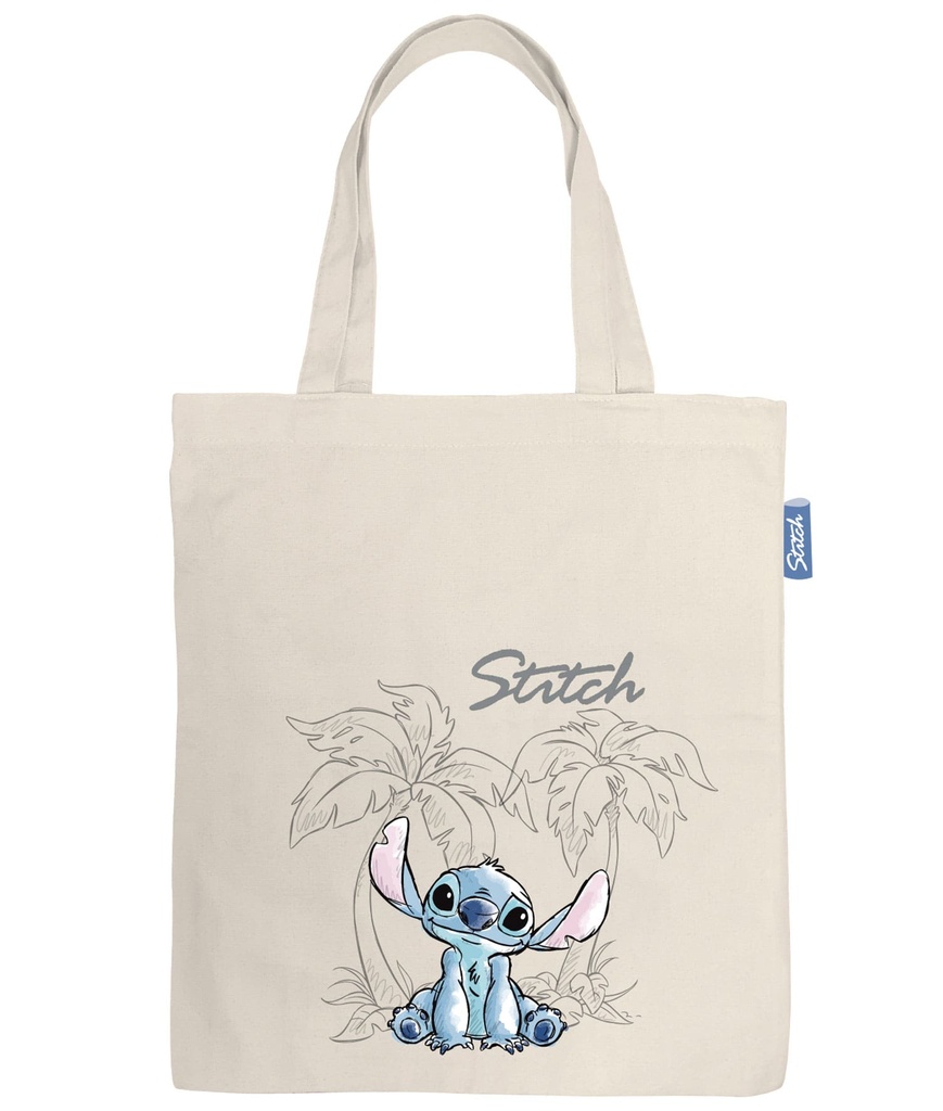 BOLSA DE ALGODON CON ASA 37X41CM LILO&STITCH WD17038
