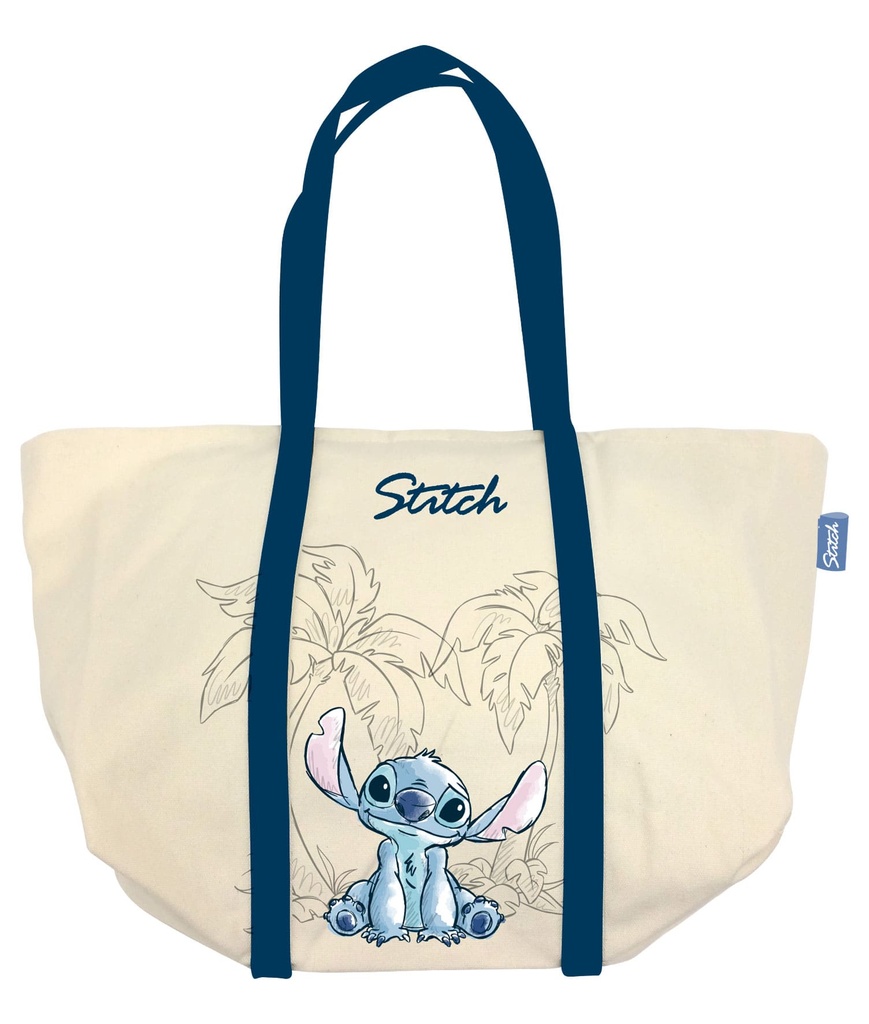 BOLSO ALGODON 35X31X20CM LILO&STITCH
