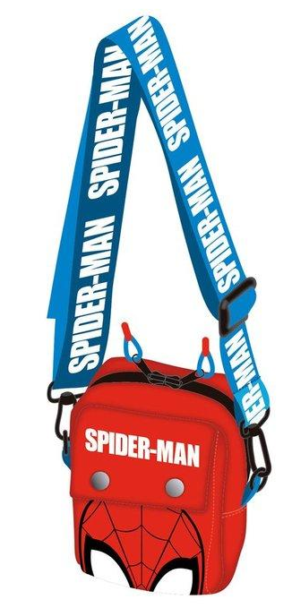 BOLSO BANDOLERA 12.5X7X17CM C/BOLSILLO SPIDERMAN