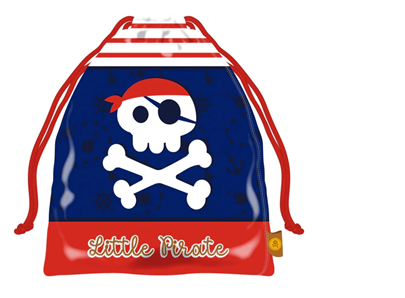 BOLSA MERIENDA 26.5X21.5CM PIRATA