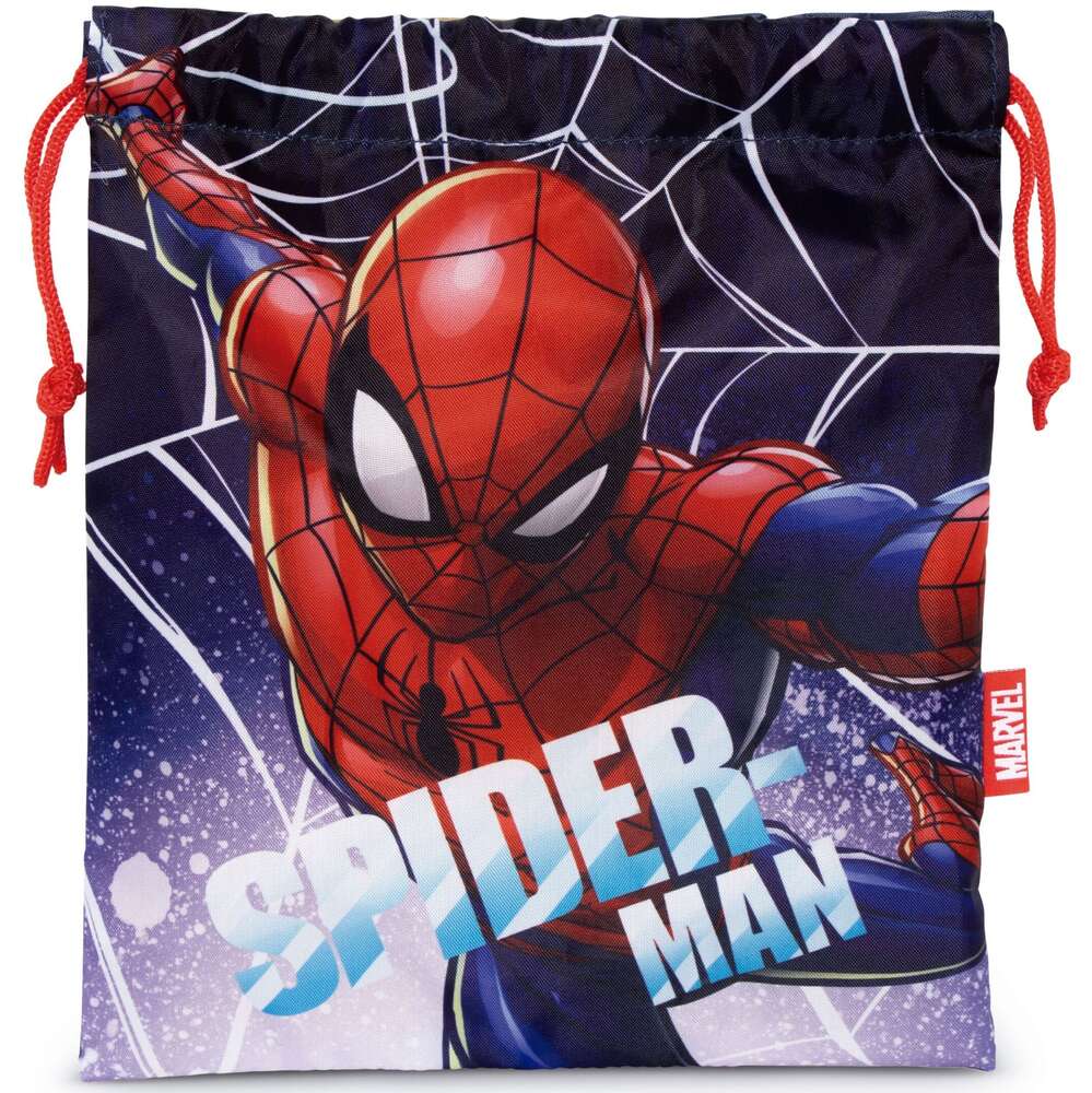 BOLSA MERIENDA 26.5X21.5CM SPIDERMAN