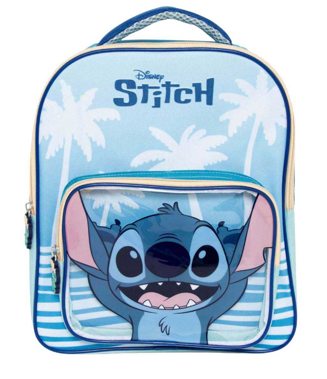 MOCHILA ESCOLAR INFANTIL 30CM STITCH