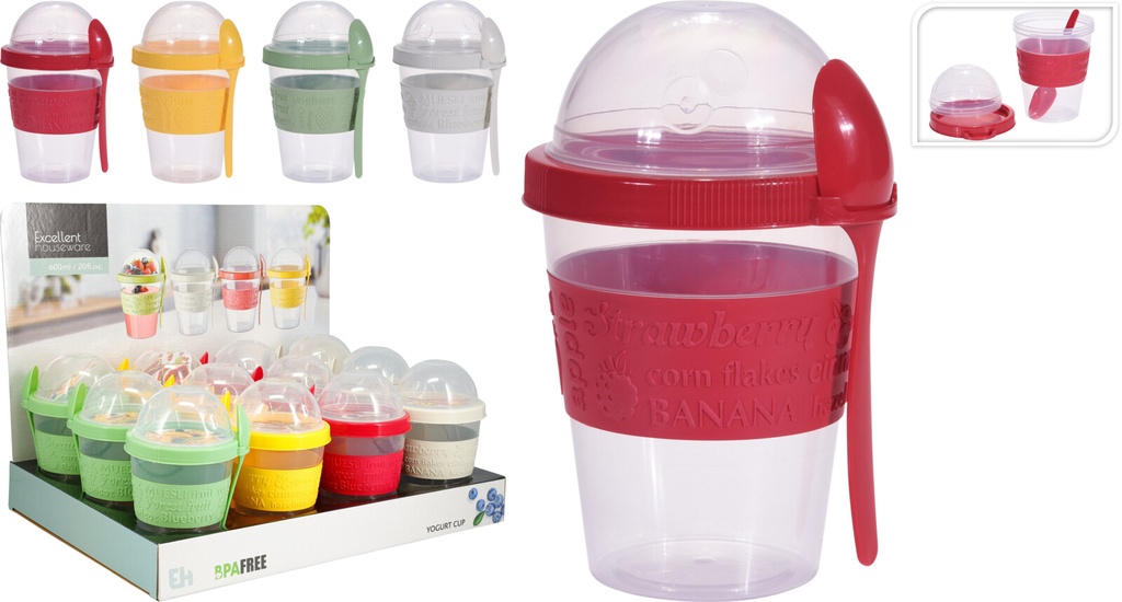 VASO YOGUR 600ML