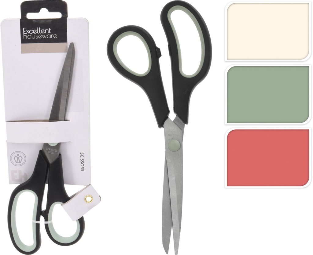 TIJERAS BLISTER 21CM 3COL
