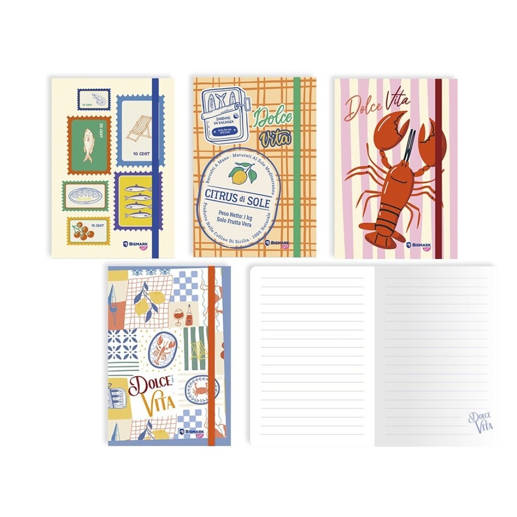 LIBRETA COSIDA A6 DOLCE VITA