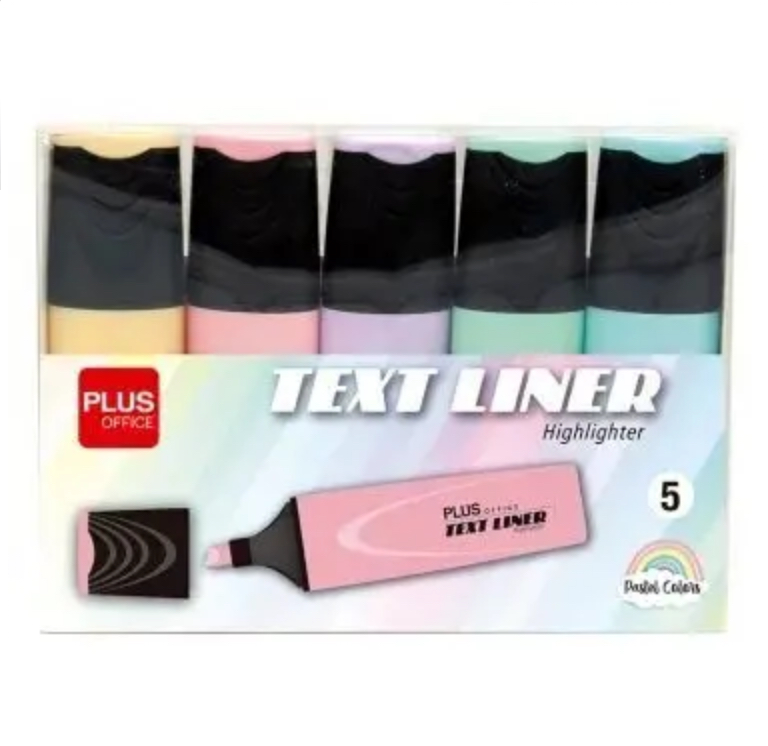 FLUORESCENTE PLUS TEXTLINER 3.2 PASTEL B/5ud