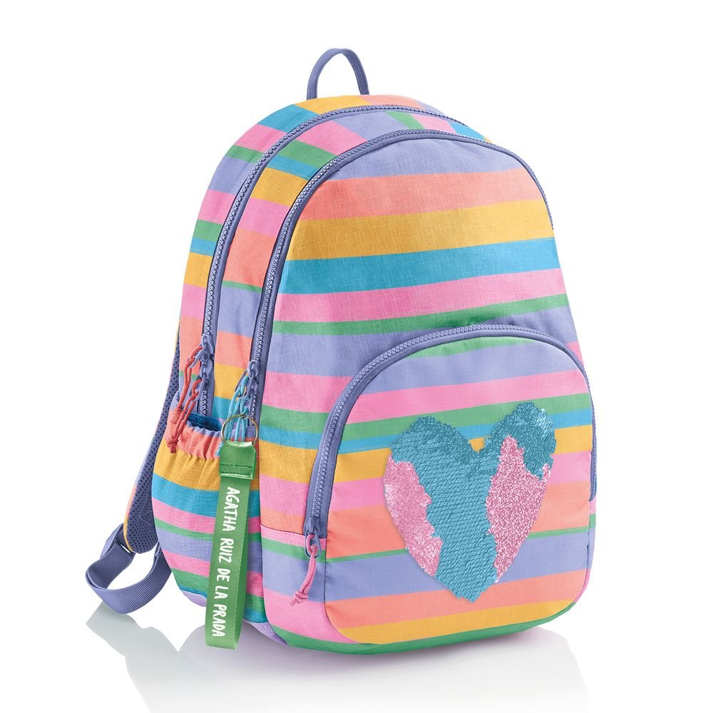 MOCHILA TRIPLE OSLO RECICLADA COLORFUL