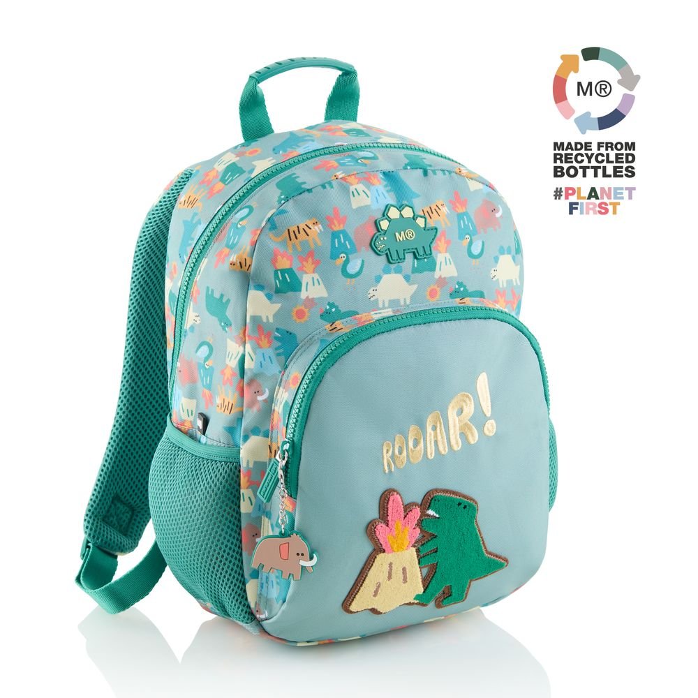 MOCHILA DOBLE LONDON RECICLADA DINO ROAR