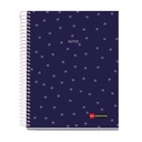 NOTEBOOK A5 120H 4COL CUADROS 5X5 70GR SPRING DAWN