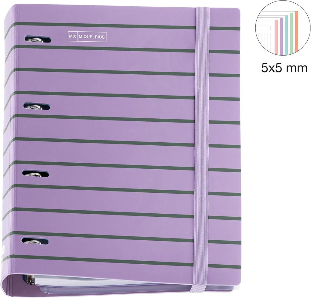 CARPEBLOC NB 4AN.35MM PP BTL LAVANDA