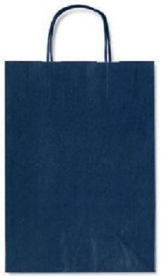 BOLSA KRAFT ALLEGRA COLOR AZUL 26X12X36CM
