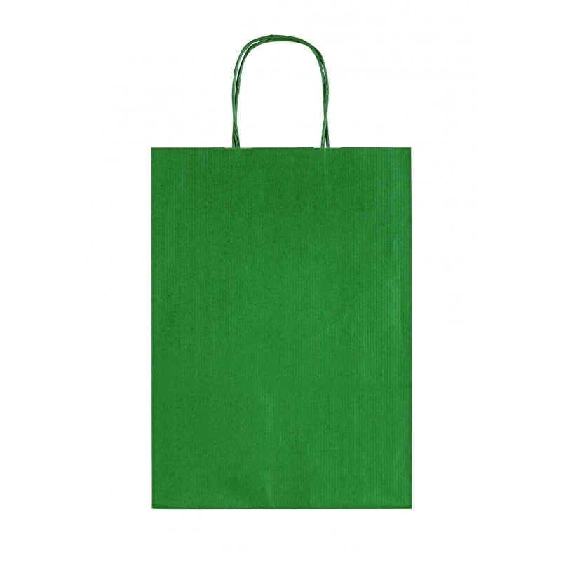 BOLSA KRAFT ALLEGRA COLOR VERDE OSCURO 36X12X41CM