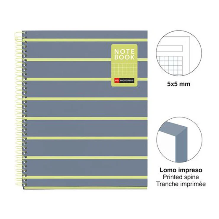 BLOCK A5 80H 5X5 90G BETWEEN THE LINES LIMON
