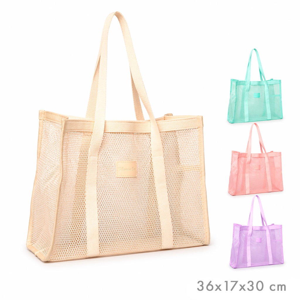 BOLSO SHOPPER MESH SURT/4