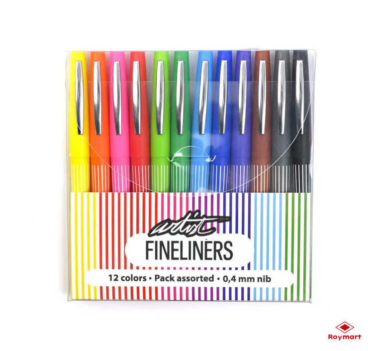 ESTUCHE 12 ROTULADORES FINELINER ARTIST