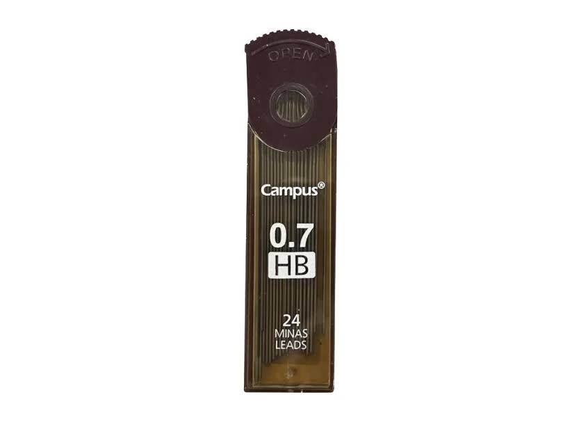 MINAS CAMPUS 0,7 MM HB ESTUCHE 24 MINAS