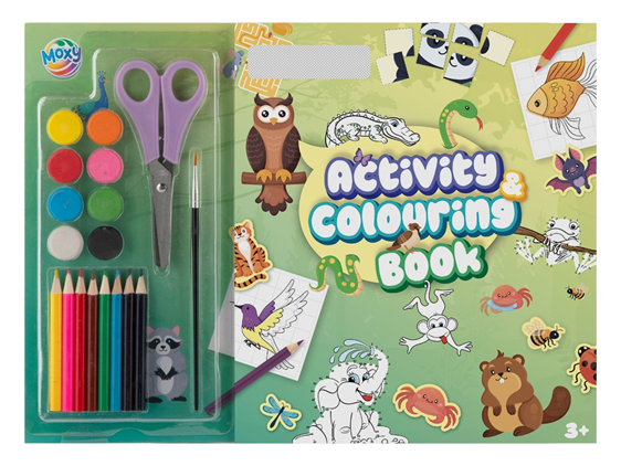 LIBRO COLOREAR Y ACTIVIDADES C/ACCESORIOS